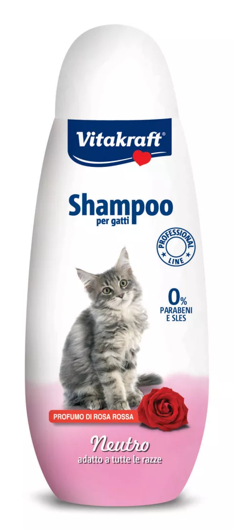 Vitakraft 2 flaconi shampoo neutro gatti 250 ml.